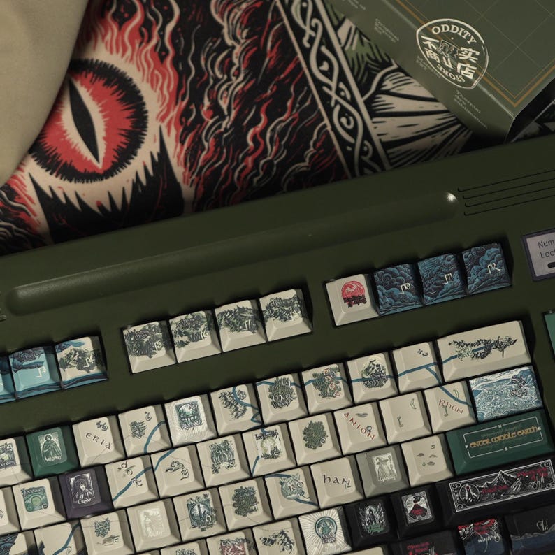 Middle Earth Keycap Set, Cherry Profile, Dye Sub PBT Key Cap