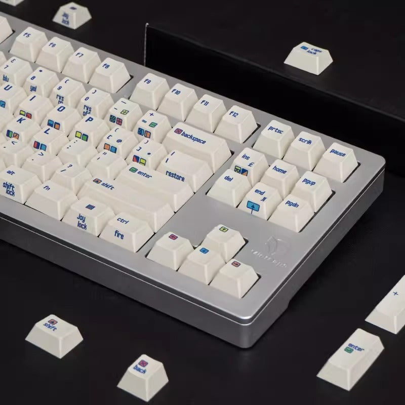 Mellow65 組立済 静音リニア軸+Acid Capsセット Mint C64 Keycap Set, Cherry Profile, Dye Sub PBT – Nouvolo