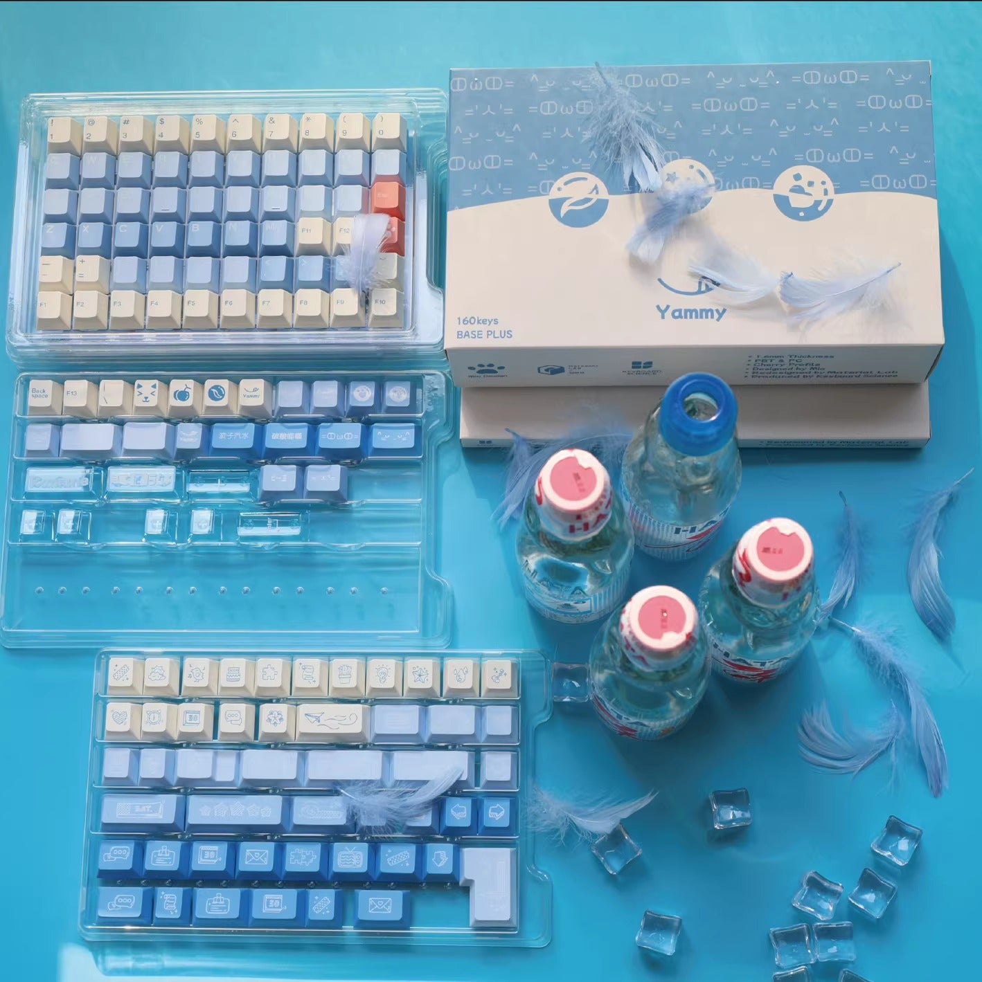 Mio Soda Pop Cute Keycap Set, Cherry Profile, Dye Sub PBT