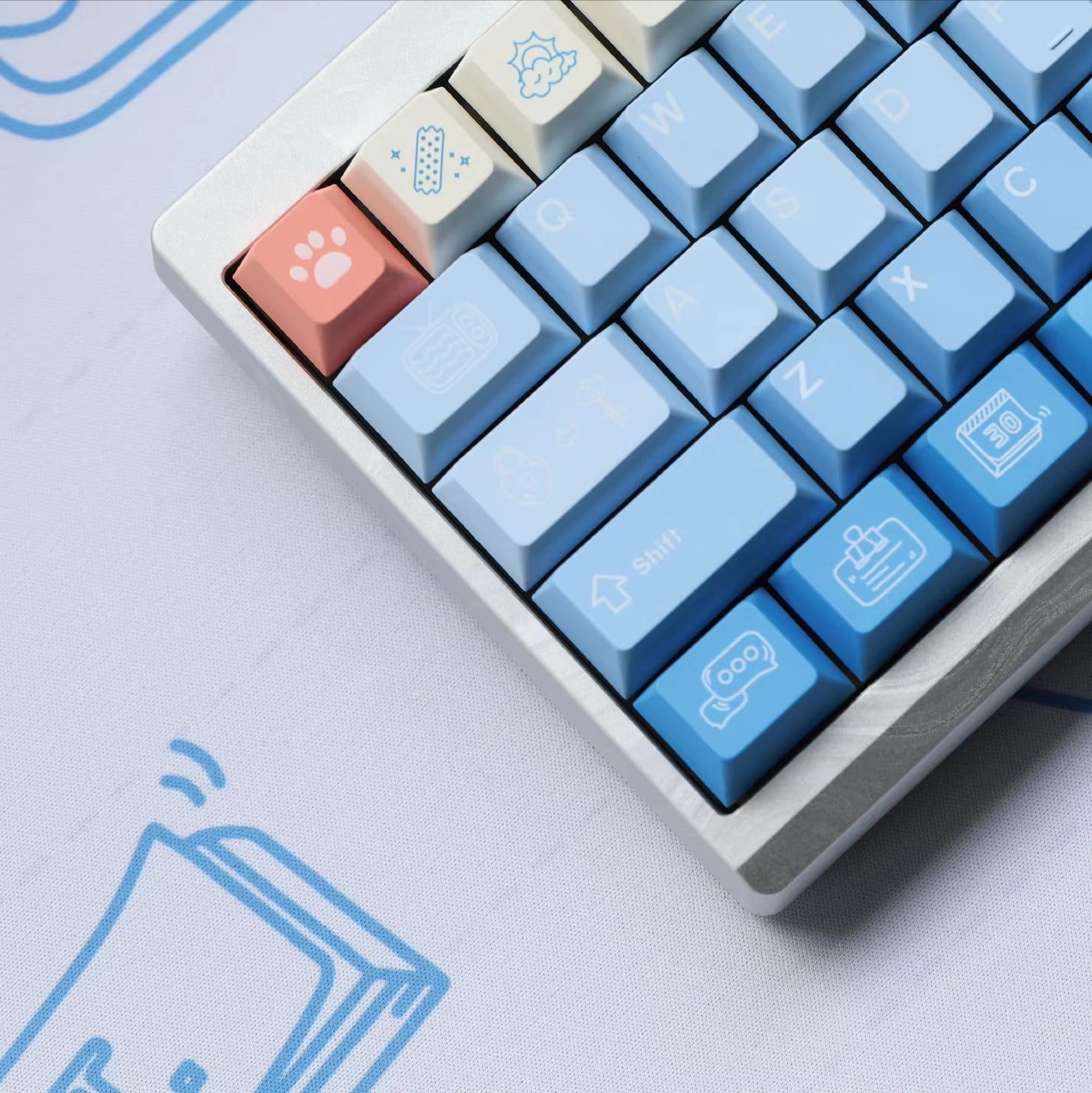 Mio Soda Pop Cute Keycap Set, Cherry Profile, Dye Sub PBT