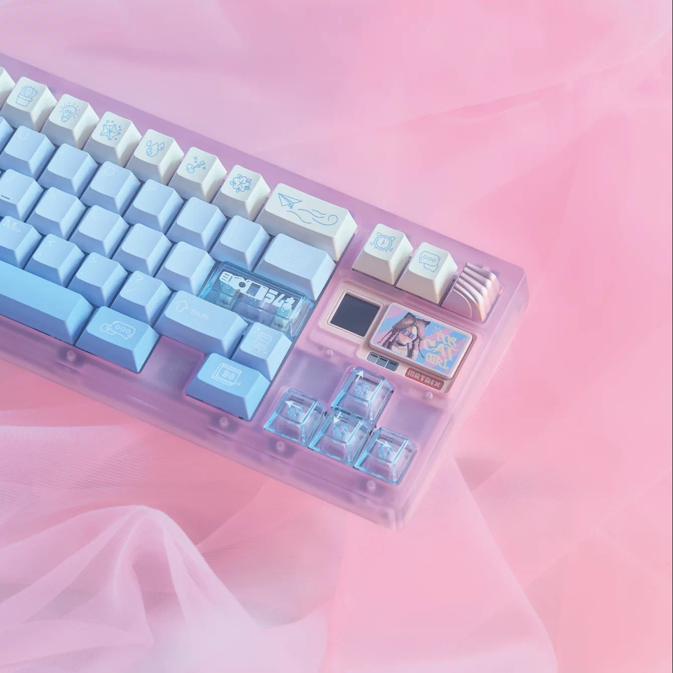 Mio Soda Pop Cute Keycap Set, Cherry Profile, Dye Sub PBT