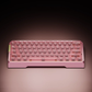 Morkblade MK60 Aluminum Magnetic HE Gaming Keyboard - GT60 Pink (Limited Edition)