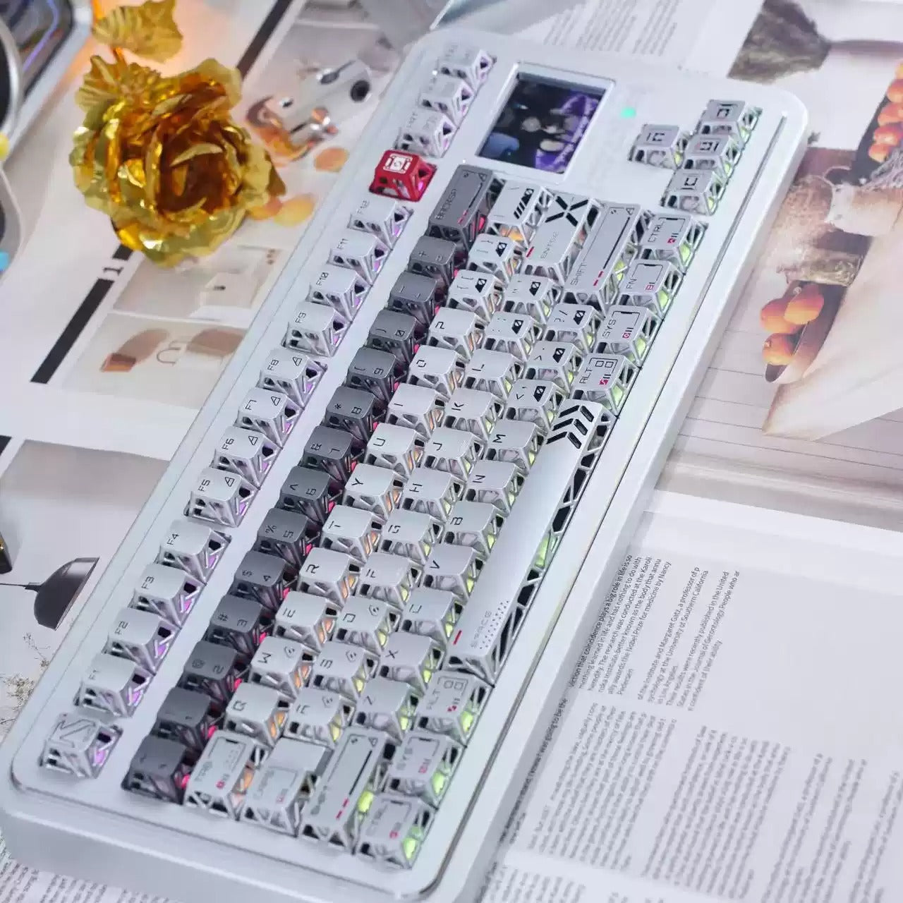 Mochi80 Mechanical Keyboard Barebone with LCD Screen