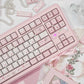 Ornamental Note Cute Keycap Set, Cherry Profile, Dye Sub PBT + PC Key cap
