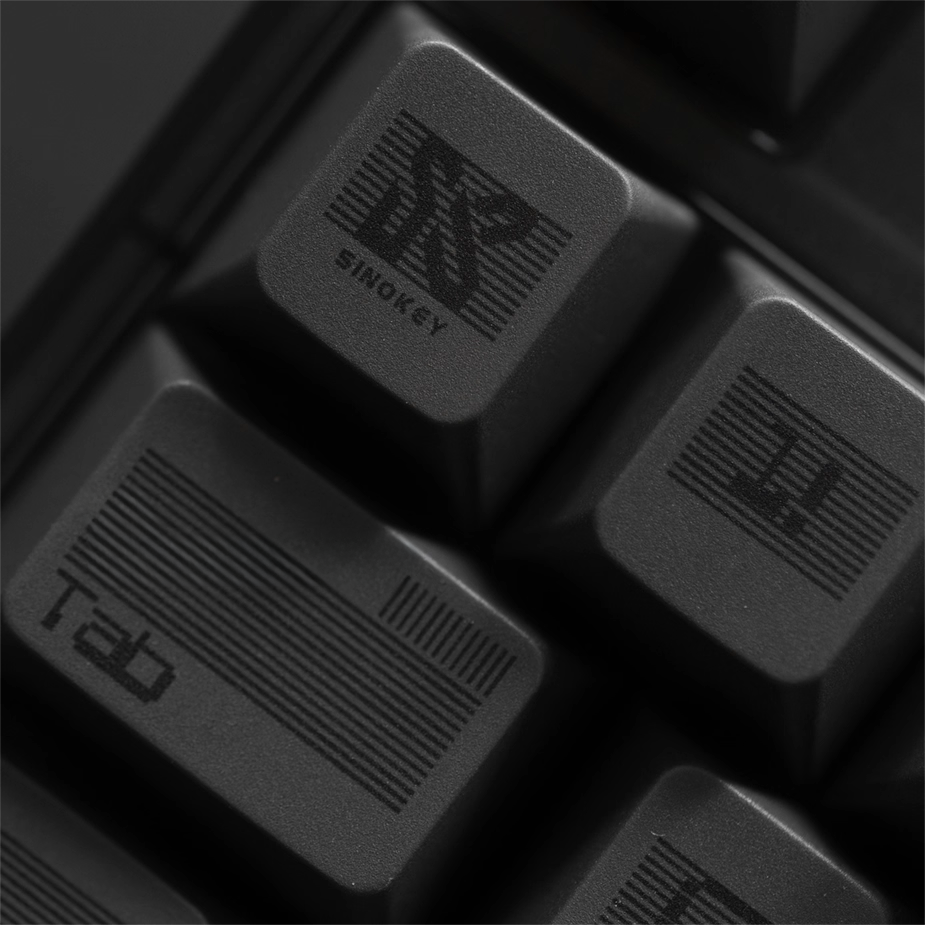 Moire Fringe Keycap Set, Cherry Profile, Dye Sub PBT Key Cap