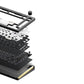 Monsgeek M1 75% Gasket Aluminum Mechanical Keyboard Barebone