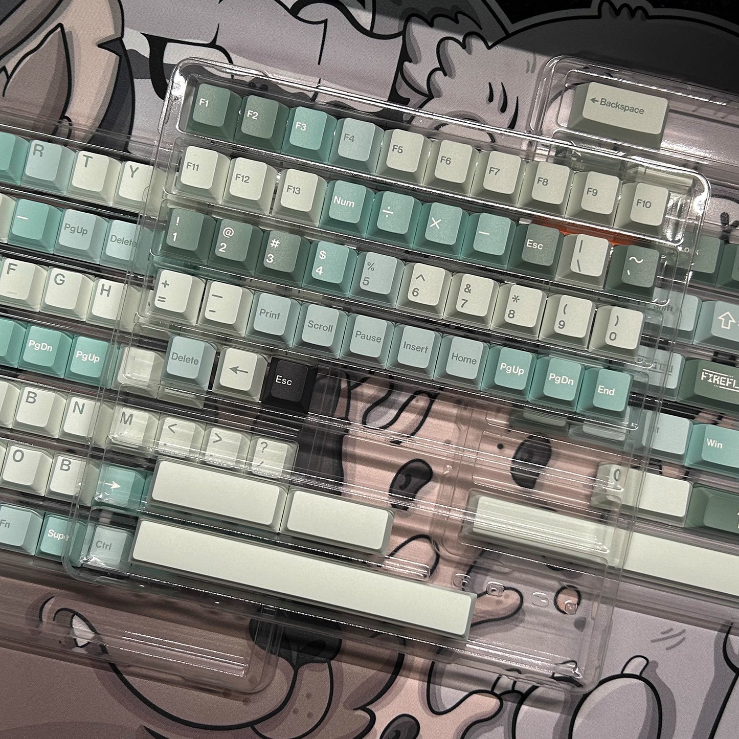 MWK Firefly Keycap Set, Cherry Profile, Dye Sub PBT