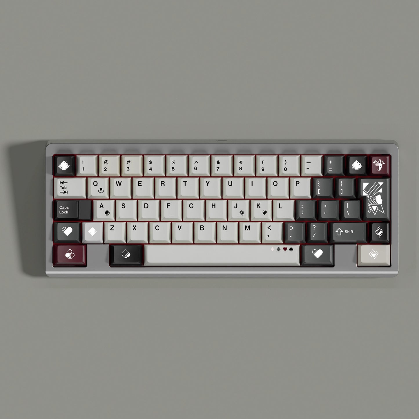 MWK Poker R2 Keycap Set, Cherry Profile, Dye Sub PBT Key Cap