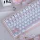 URE My Melody Cute Crystal Jelly Keycap Set, KDA Profile, Dye Sub PBT + PC