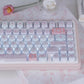 URE My Melody Cute Crystal Jelly Keycap Set, KDA Profile, Dye Sub PBT + PC