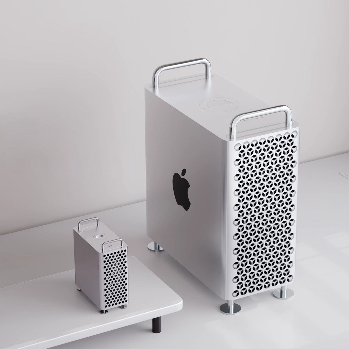 NexFrame CNC Aluminum Case for 2024 Mac Mini M4 (Mac Pro Style)