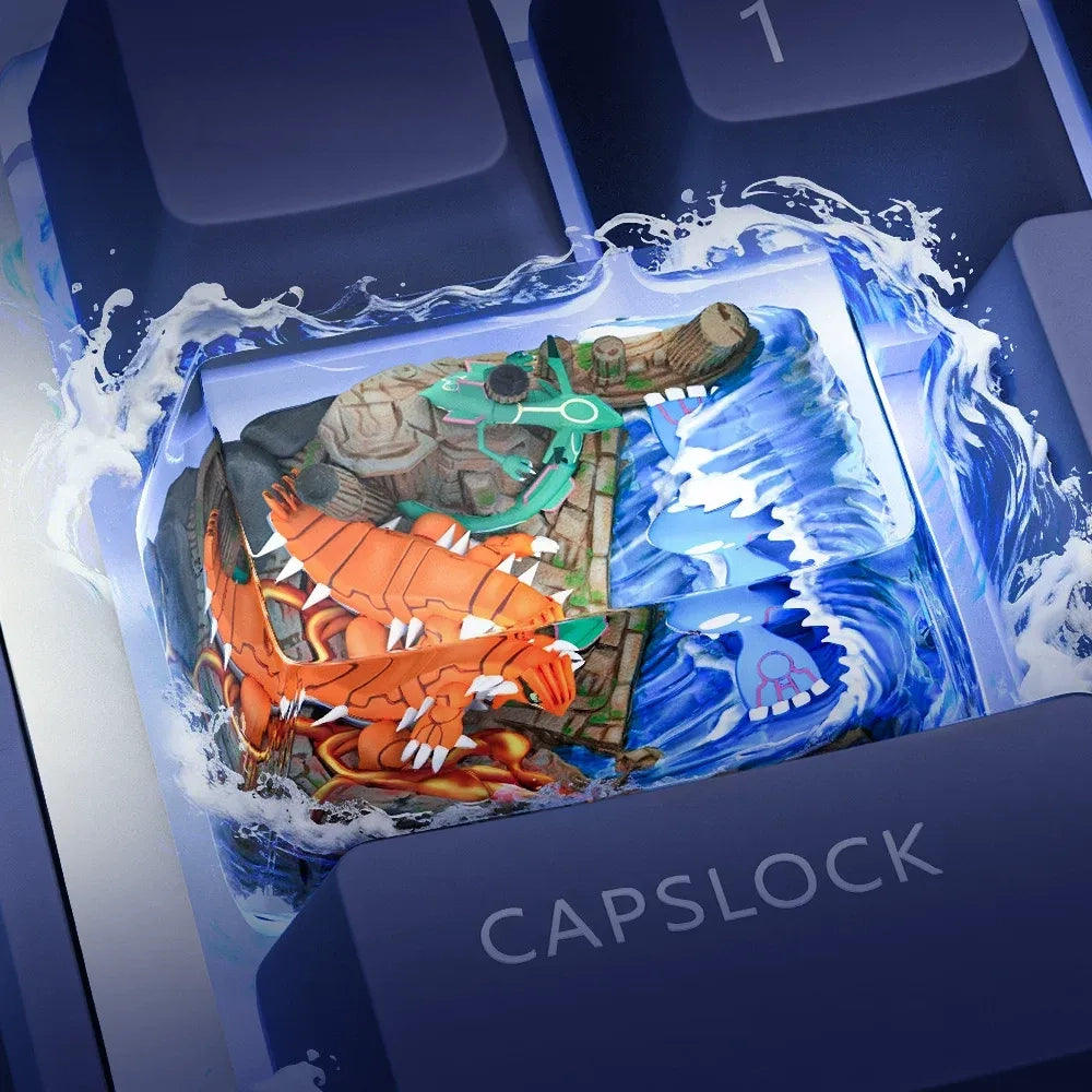 Pokemon Weather Trio Artisan Keycaps by NF