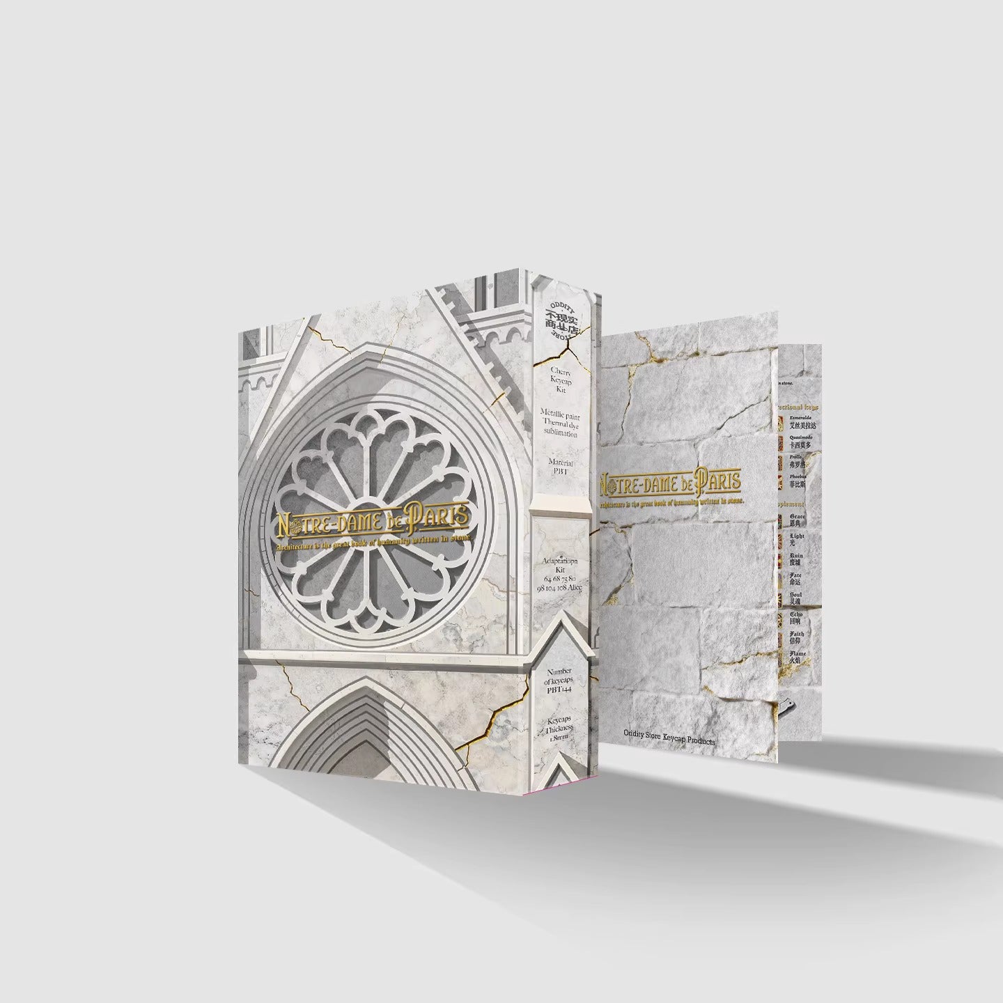 Notre Dame Keycap Set, Cherry Profile, Dye Sub PBT Key Cap