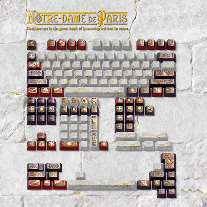 Notre Dame Keycap Set, Cherry Profile, Dye Sub PBT Key Cap