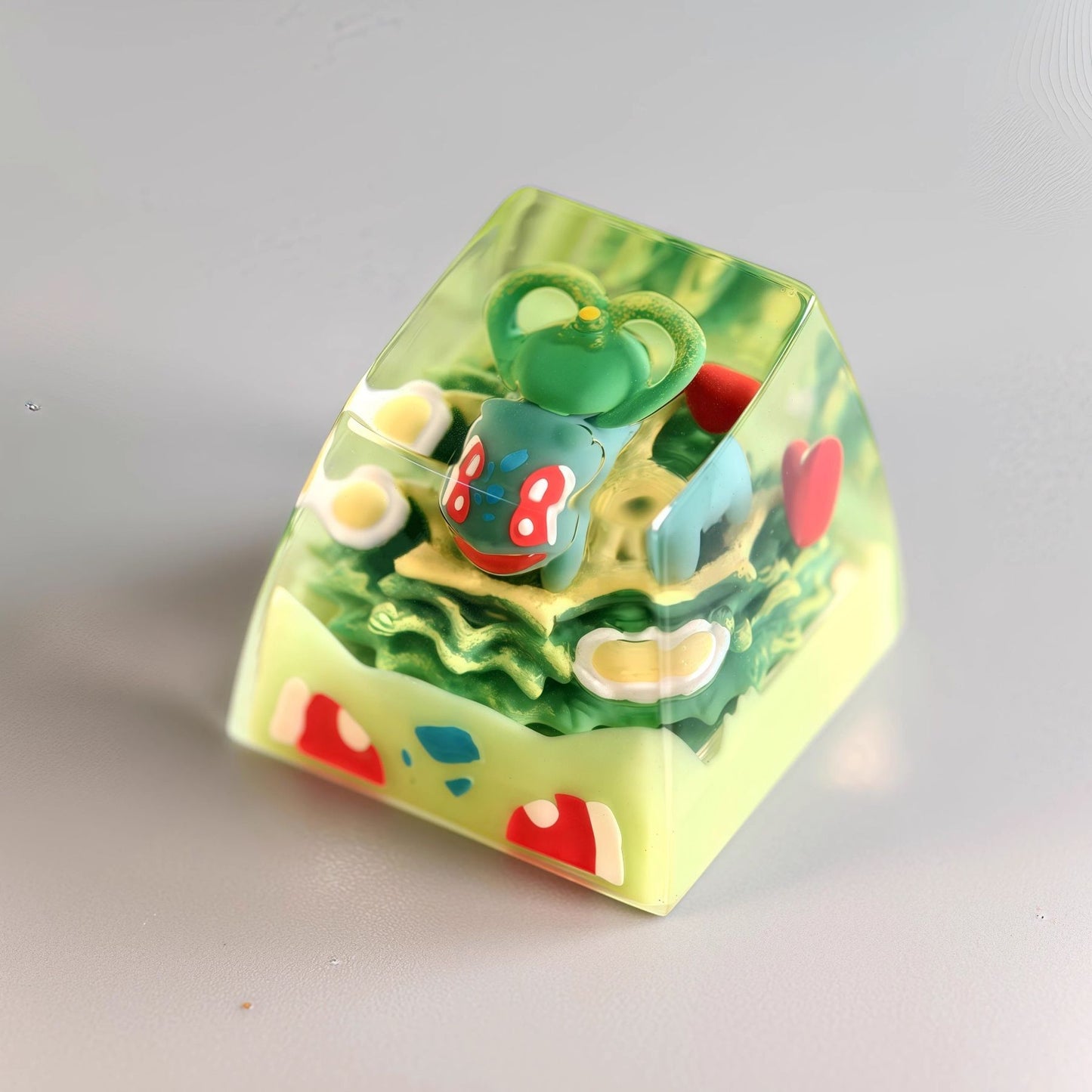 Pokemon Bulbasaur Artisan Keycaps by NS