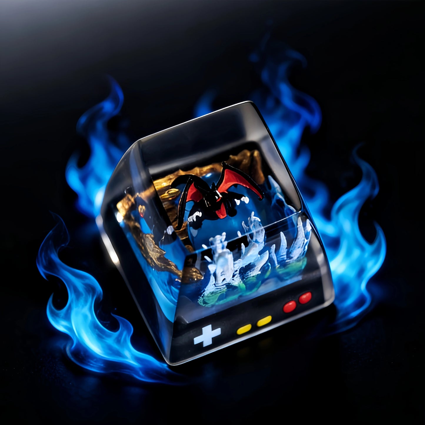 Pokemon Charizard Artisan Keycaps by NS