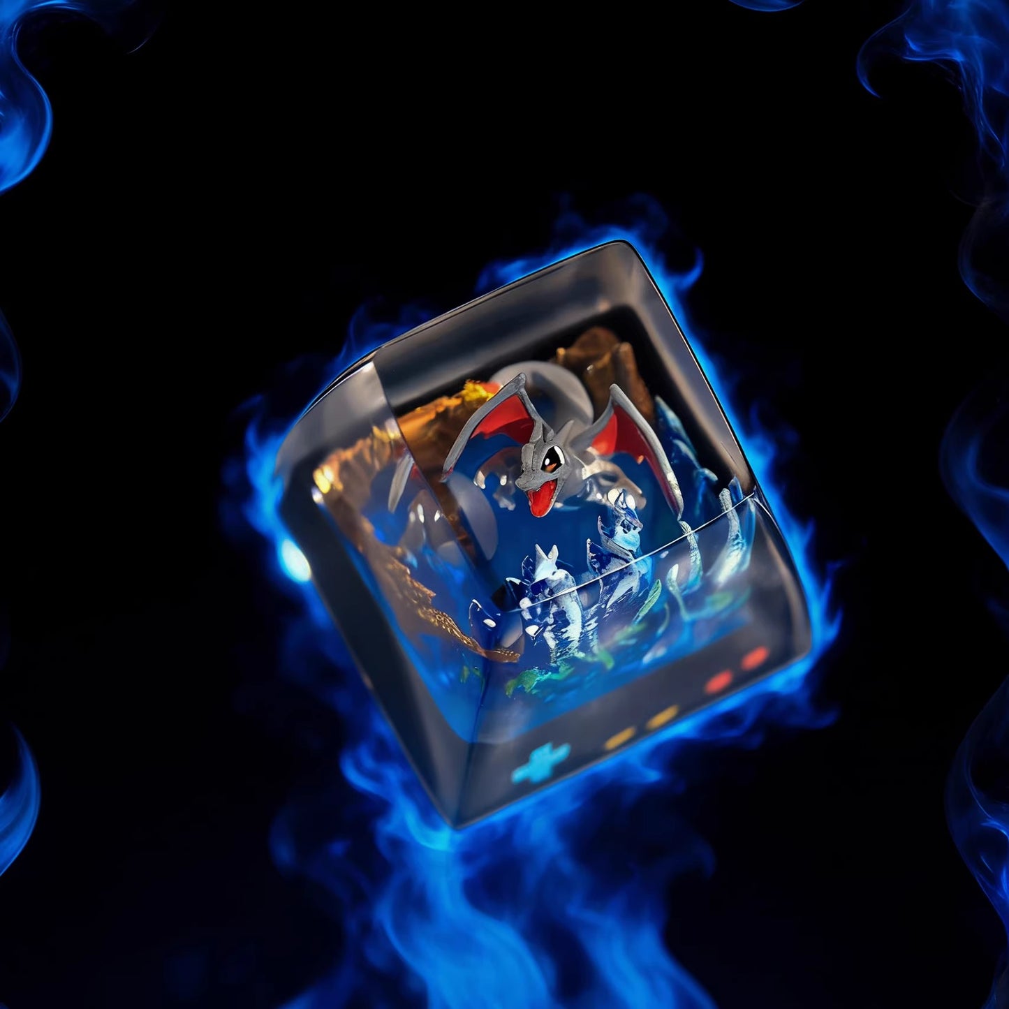 Pokemon Charizard Artisan Keycaps by NS