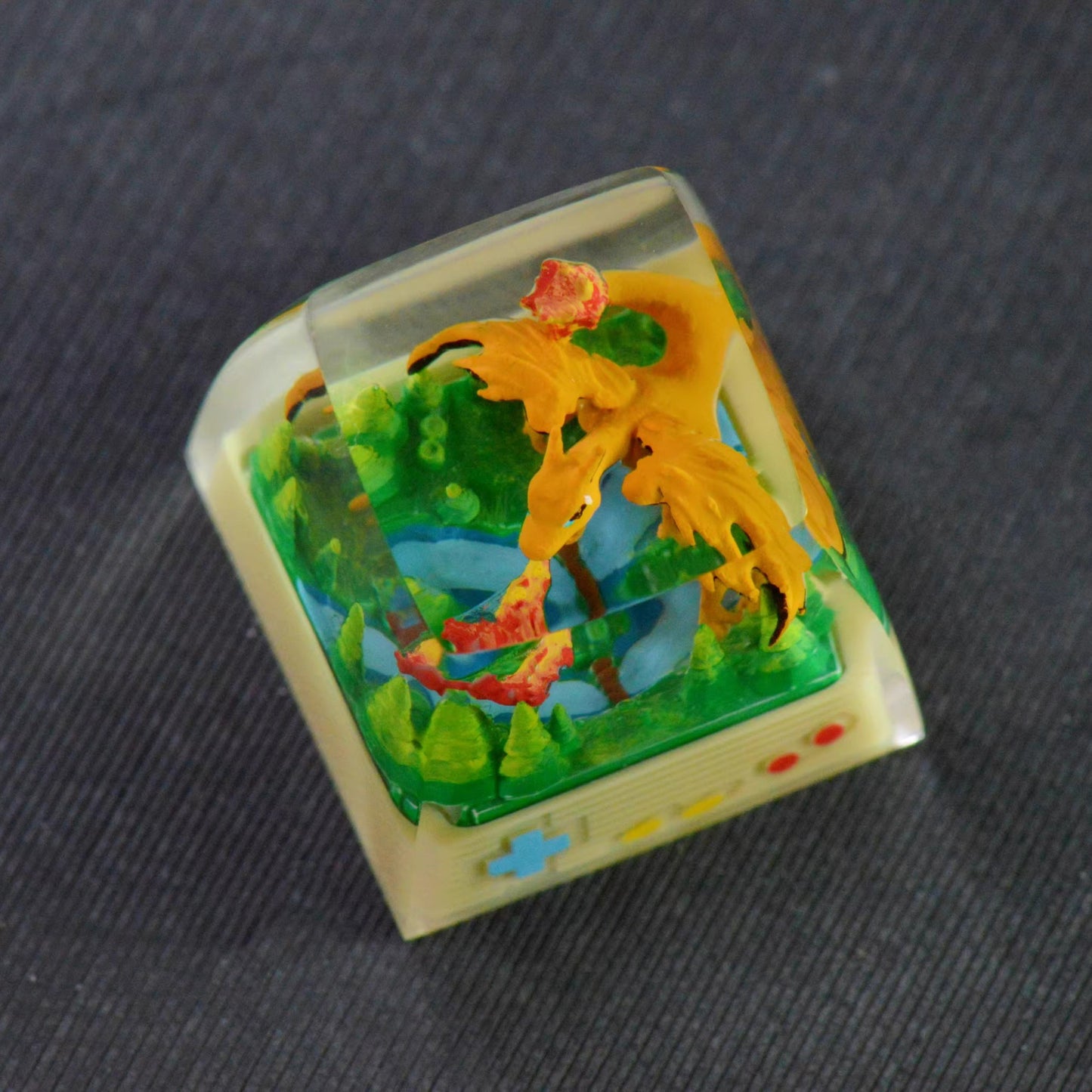 Pokemon Charizard Artisan Keycaps by NS
