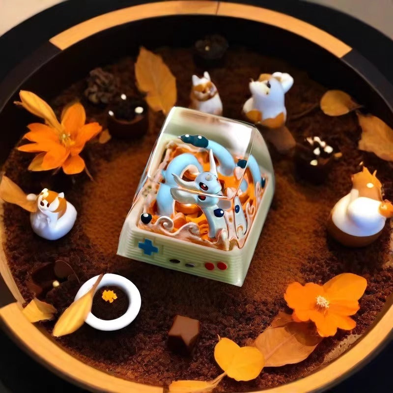 Pokemon Dragonair Artisan Keycaps by NS