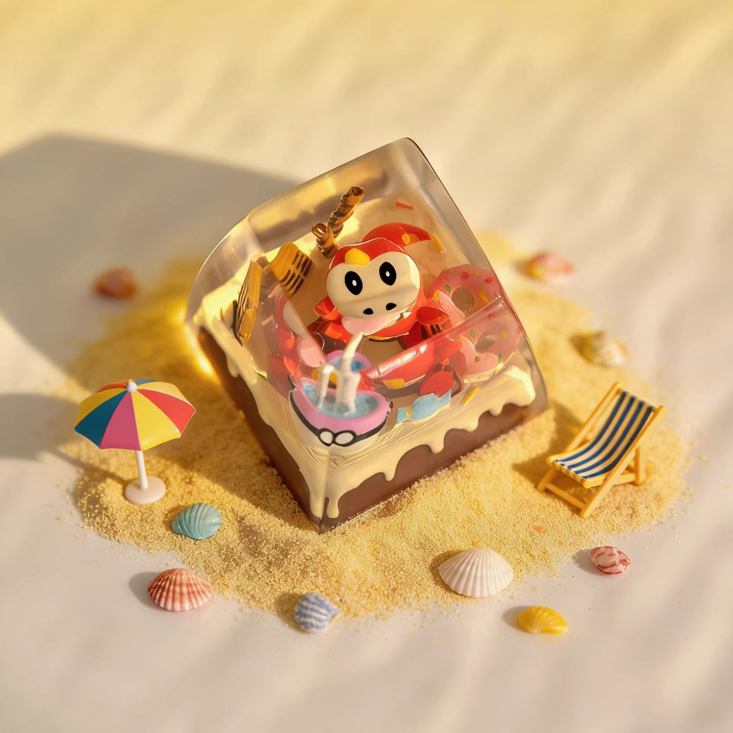 Pokemon Fuecoco Artisan Keycaps by NS