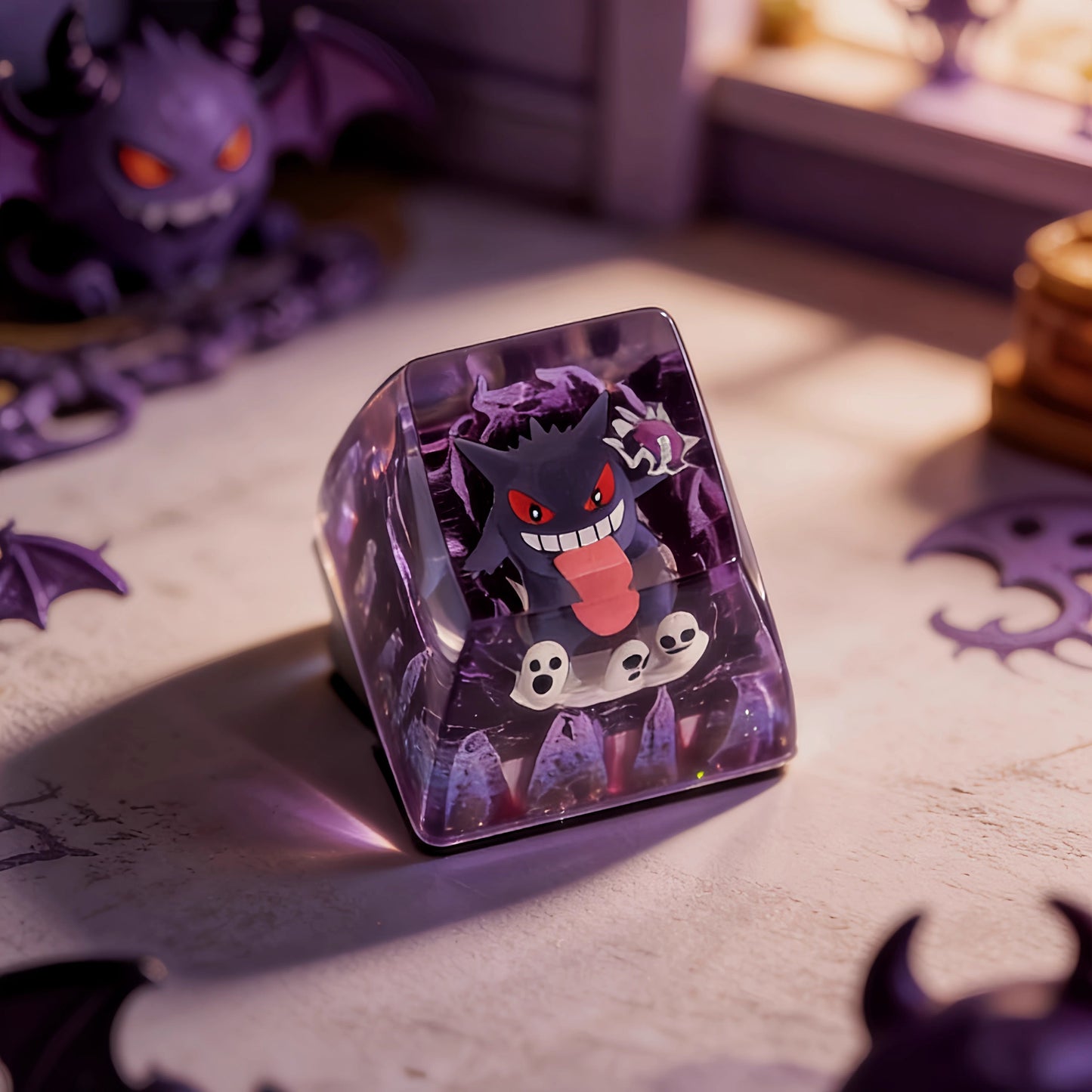 Pokemon Gengar Artisan Keycaps by NS