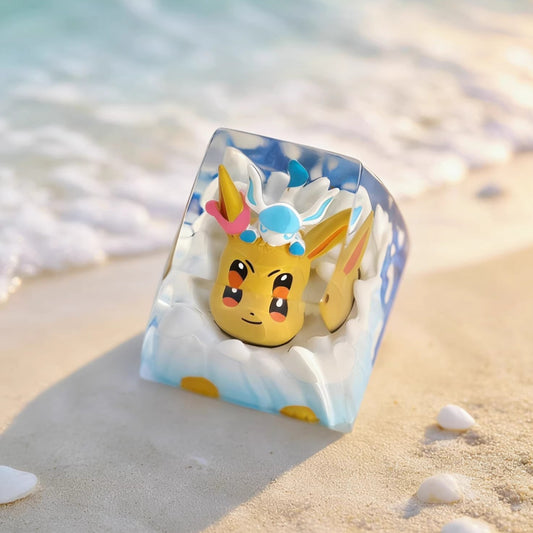 Pokemon Glaceon Artisan Keycaps by NS