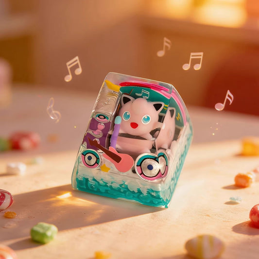 Pokemon Jigglypuff Artisan Keycaps by NS