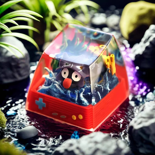 Pokemon Shellder Artisan Keycaps by NS