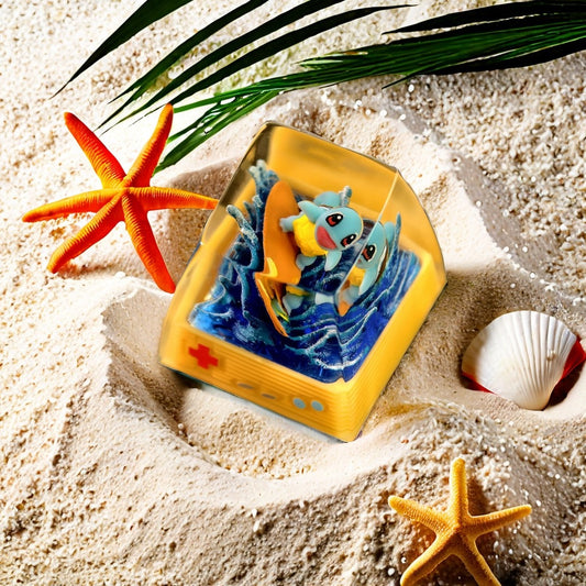 Pokemon Squirtle Artisan Keycaps by NS