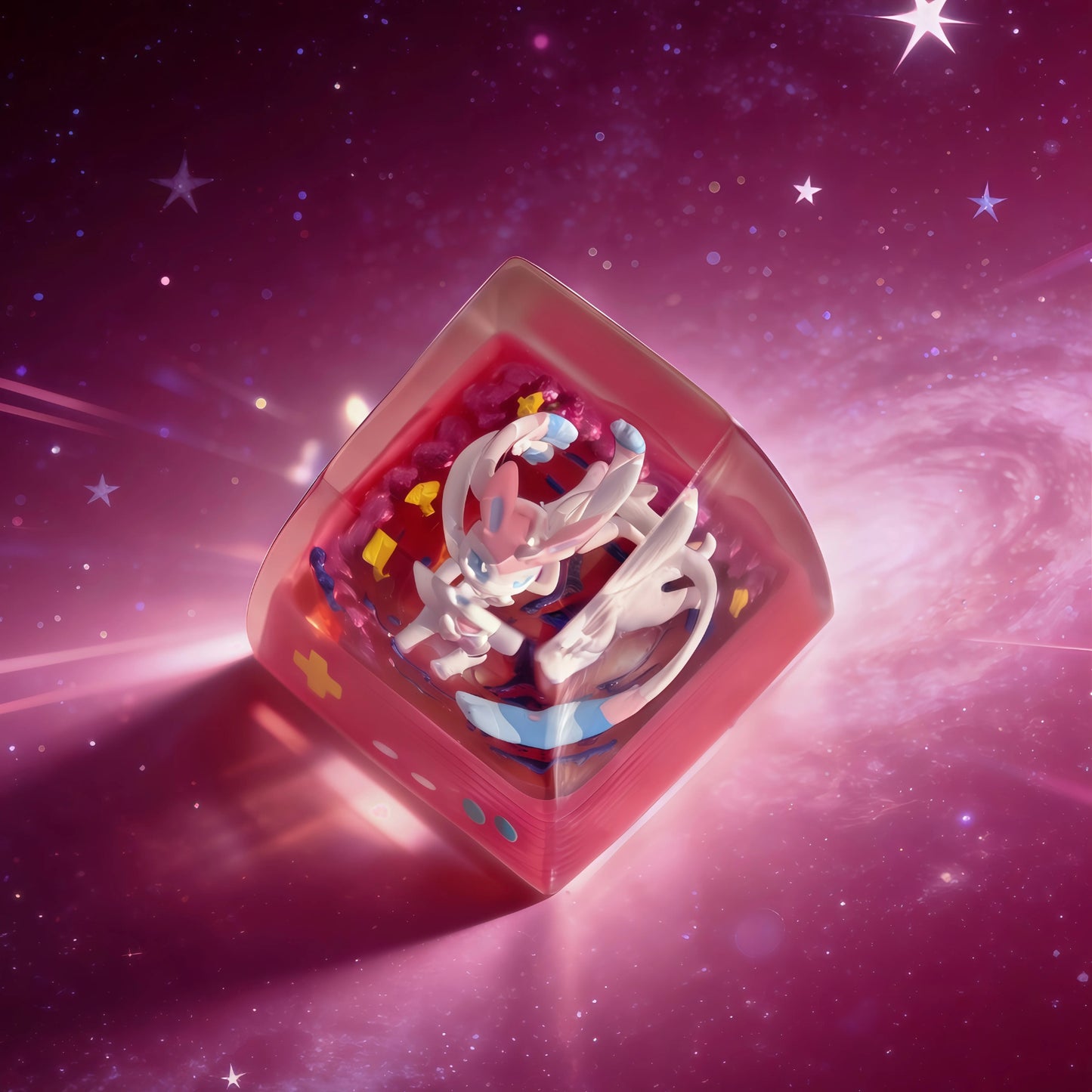 Pokemon Sylveon Artisan Keycaps by NS