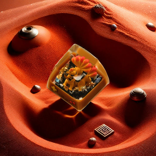 Pokemon Vulpix Artisan Keycaps by NS