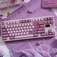 Nut Berries Cat Cute Keycap Set, Cherry Profile, Dye Sub PBT + PC Transparent Key Cap