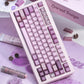 Nut Berries Cat Cute Keycap Set, Cherry Profile, Dye Sub PBT + PC Transparent Key Cap
