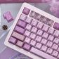 Nut Berries Cat Cute Keycap Set, Cherry Profile, Dye Sub PBT + PC Transparent Key Cap