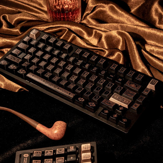 The Great Gatsby Keycap Set, Cherry Profile, Dye Sub PBT Key Cap