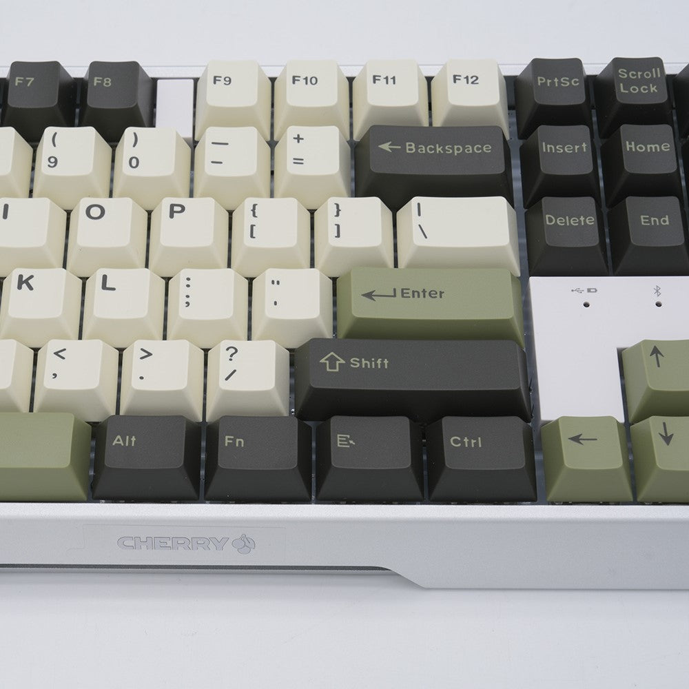 GMK Olive Keycap Set, Cherry Profile, Double Shot ABS Key Cap