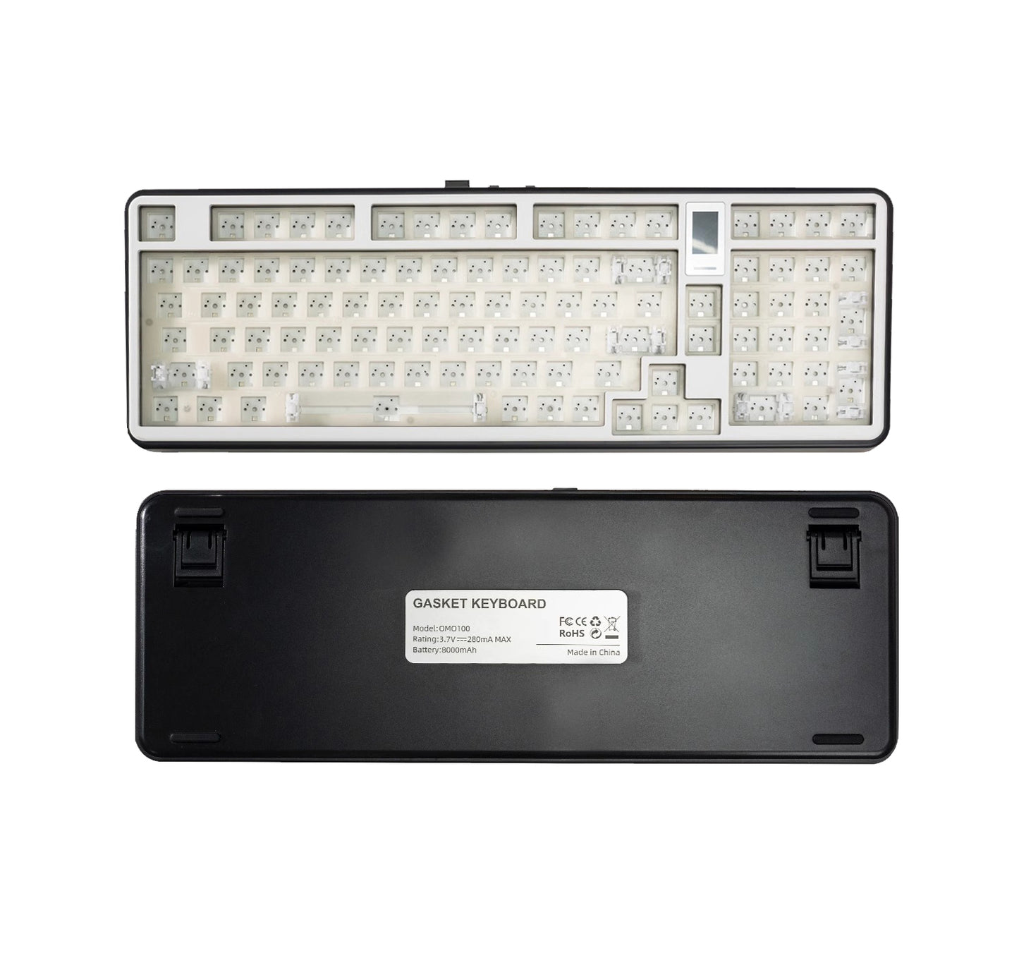 OMO100 Mechanical Keyboard with LCD Screen Barebone