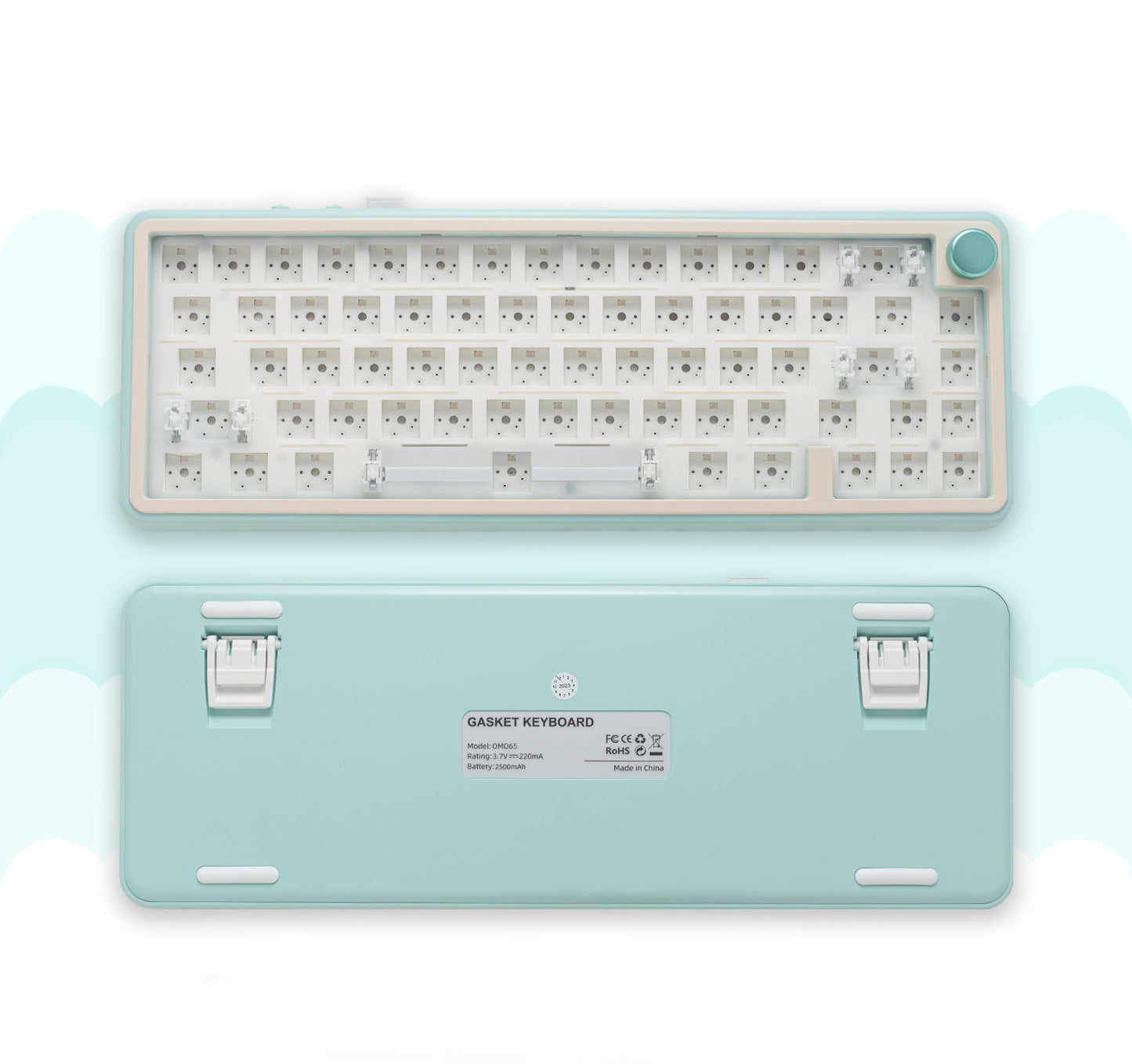 OMO65 Cute Mechanical Keyboard Barebone