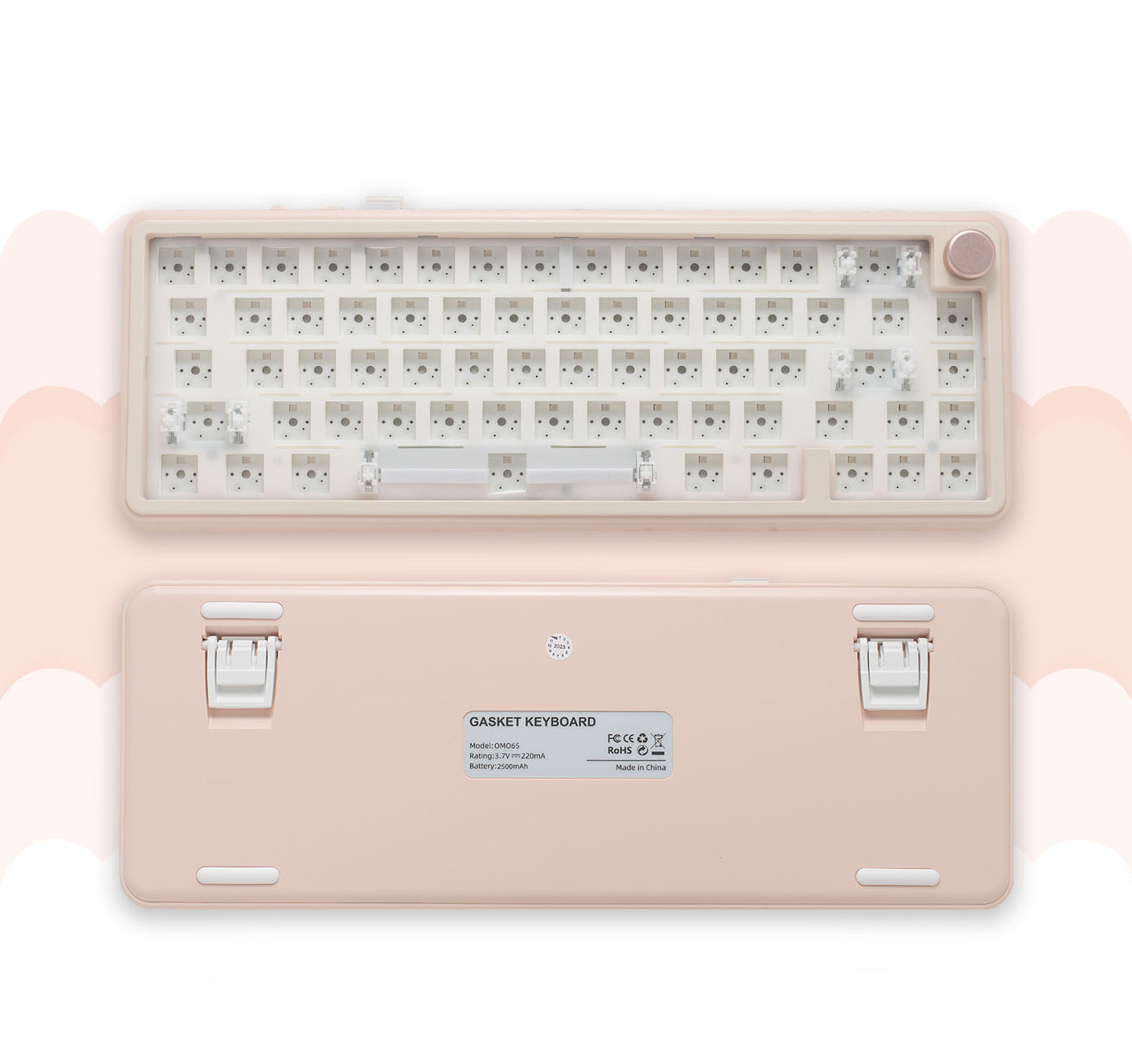 OMO65 Cute Mechanical Keyboard Barebone