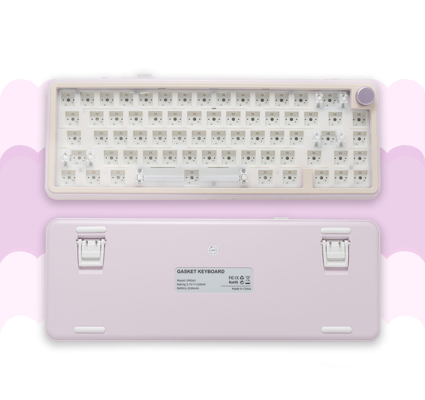 OMO65 Cute Mechanical Keyboard Barebone