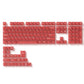 Transparent Keycap Set, Cherry Profile, PC+Screen Printed