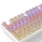 Transparent Gradient Keycap Set, MOA Profile, PC+UV