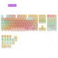 Transparent Gradient Keycap Set, MOA Profile, PC+UV