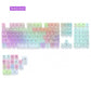 Transparent Gradient Keycap Set, MOA Profile, PC+UV