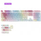 Transparent Gradient Keycap Set, MOA Profile, PC+UV