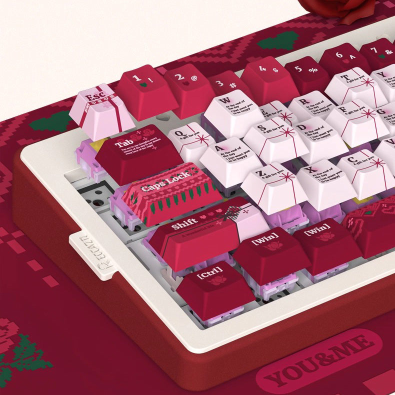 Reccazr Plane66 Rose Edition Custom Mechanical Keyboard