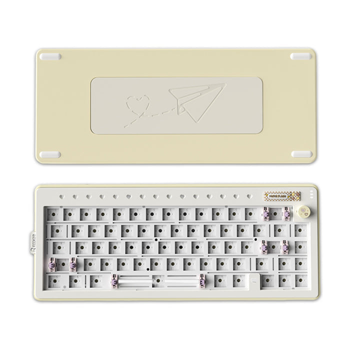 Reccazr Plane66 Aluminum Wireless Mechanical Keyboard Barebone