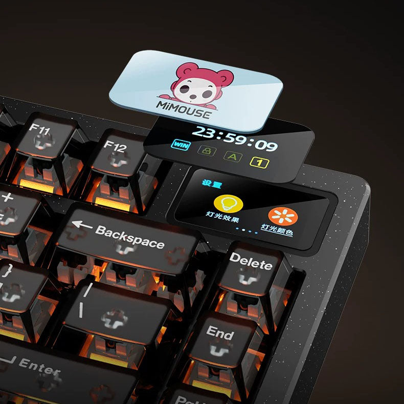 PMO GP75 Mangnetic HE Keyboard with Screen – Nouvolo