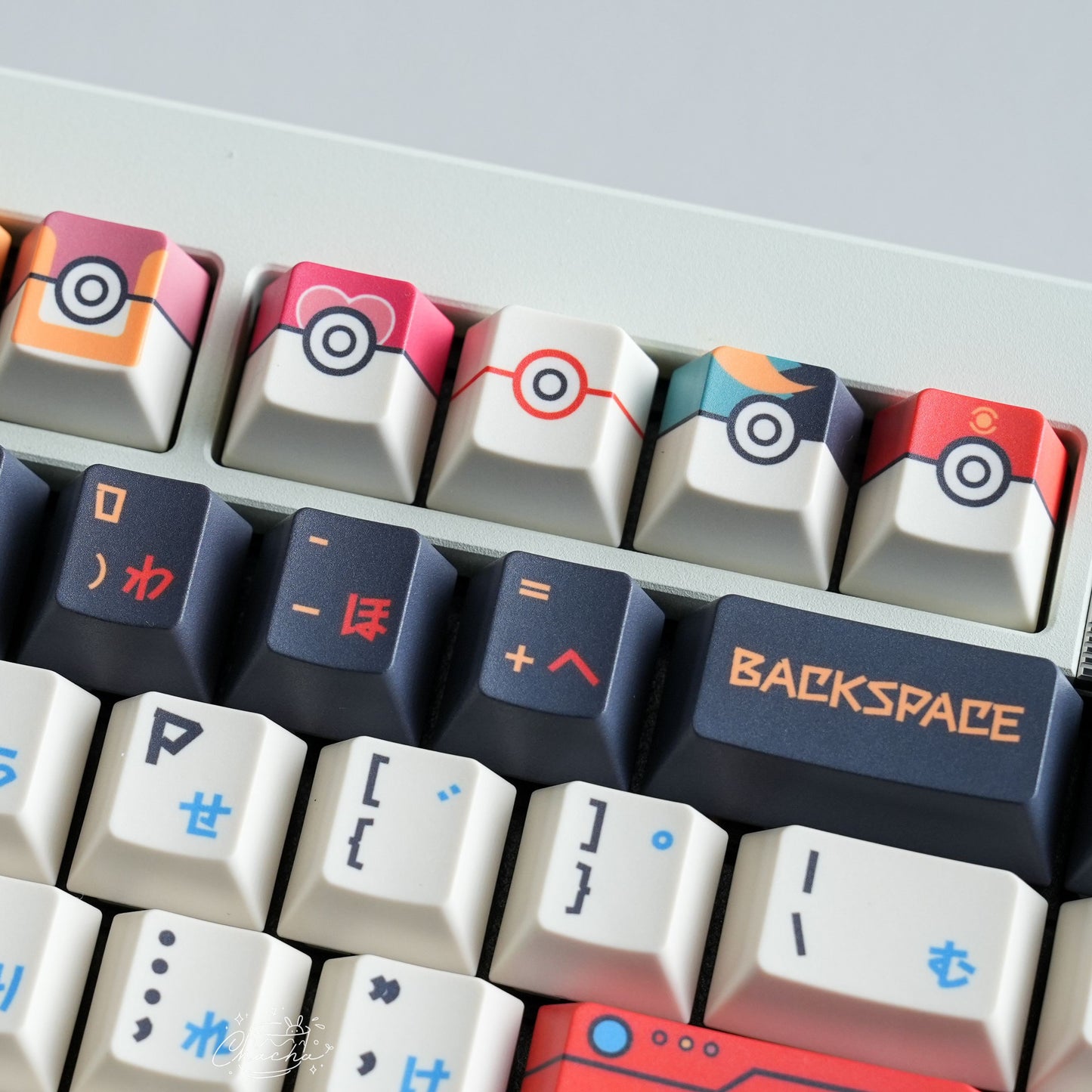 Pokemon Go Keycap Set, Cherry Profile, Dye Sub PBT Key Cap