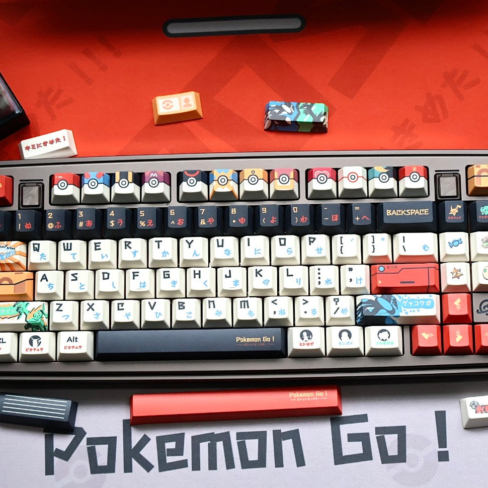 Pokemon Go Keycap Set, Cherry Profile, Dye Sub PBT Key Cap